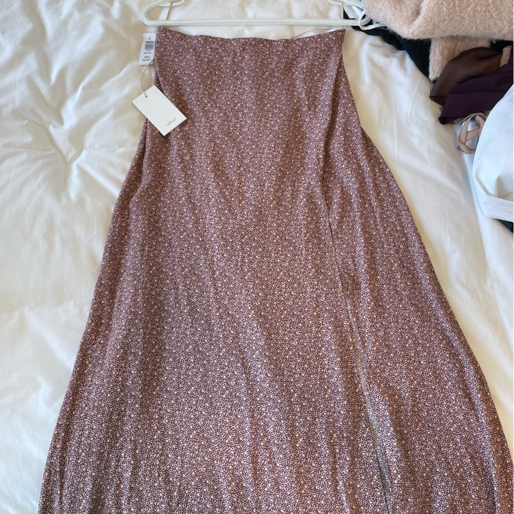 Wilfred Midi-Slit skirt